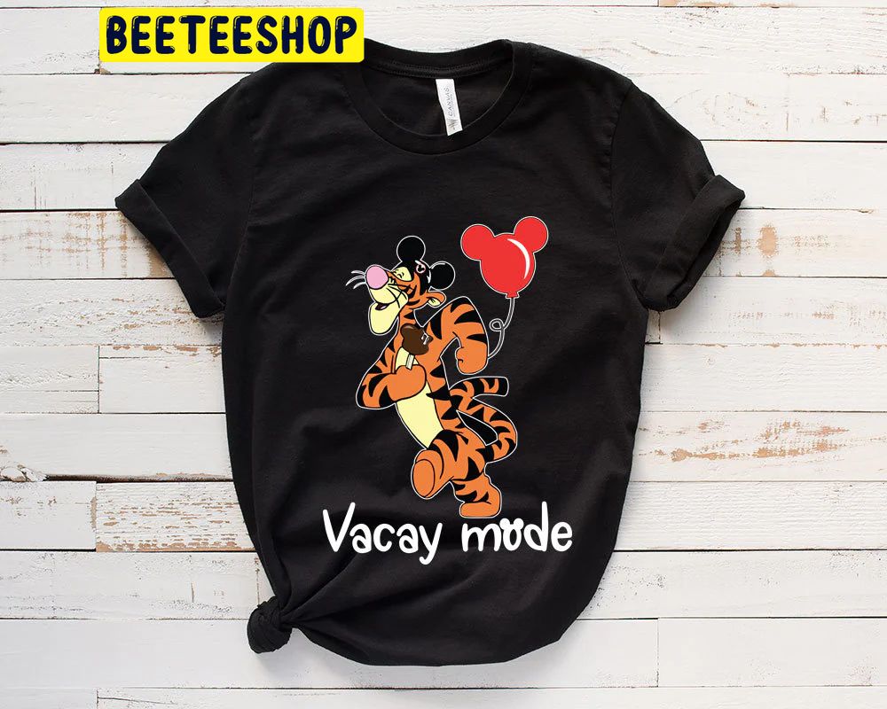 Tigger Vacay Mode Mickey Ear Trending Unisex Shirt