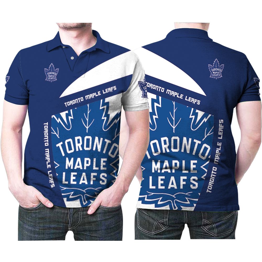 Toronto Maple Leafs Logo Nhl Legend Team 3D All Over Print Polo Shirt