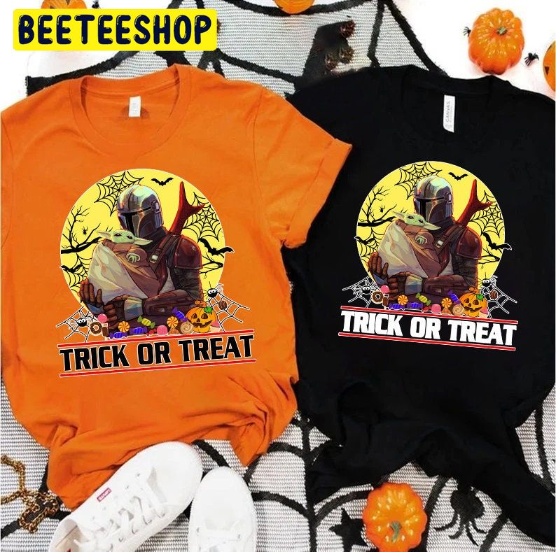 Trick Or Treat Star Wars Baby Yoda Halloween Unisex T-Shirt