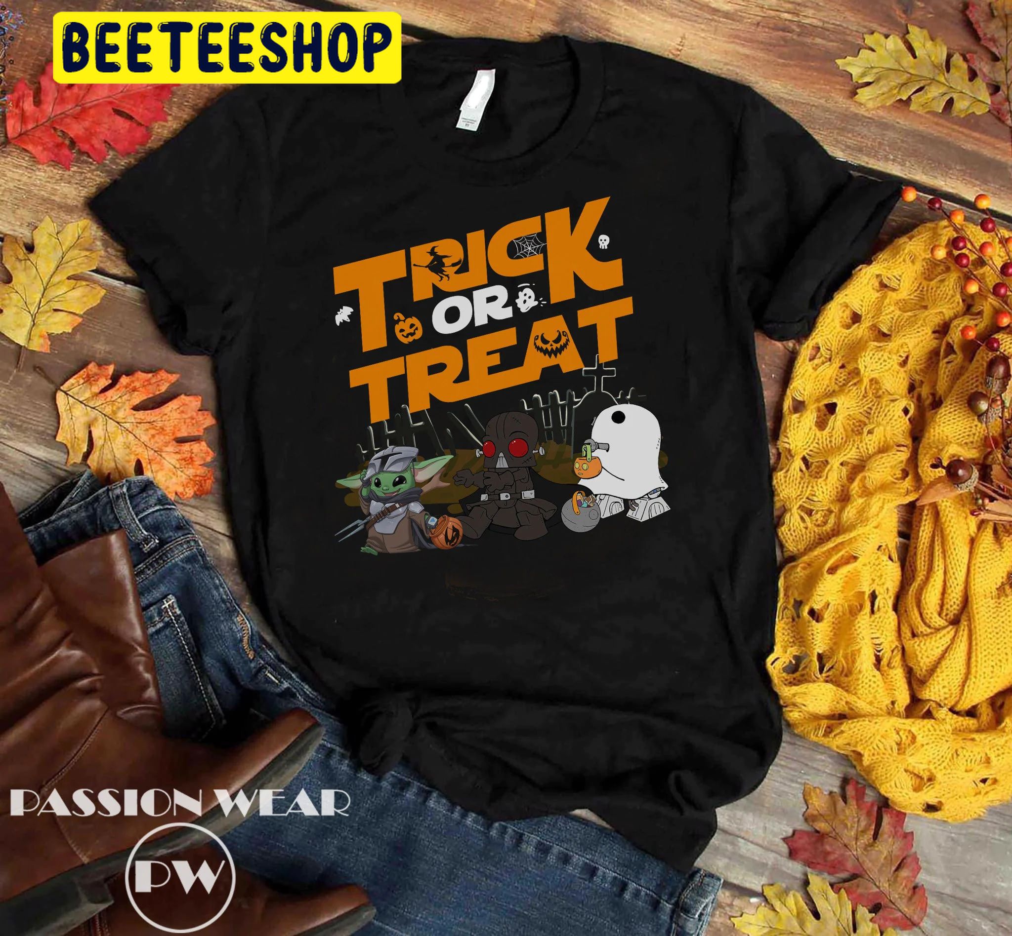 Trick Or Treat Star Wars Halloween Trending Unisex Shirt