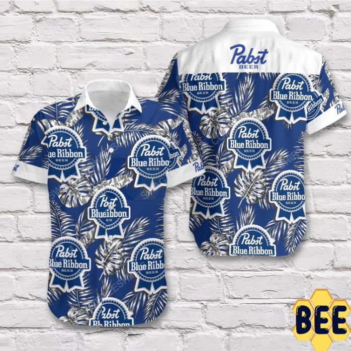 Tropical Pabst Blue Ribbon Beer Trending Hawaiian Shirt