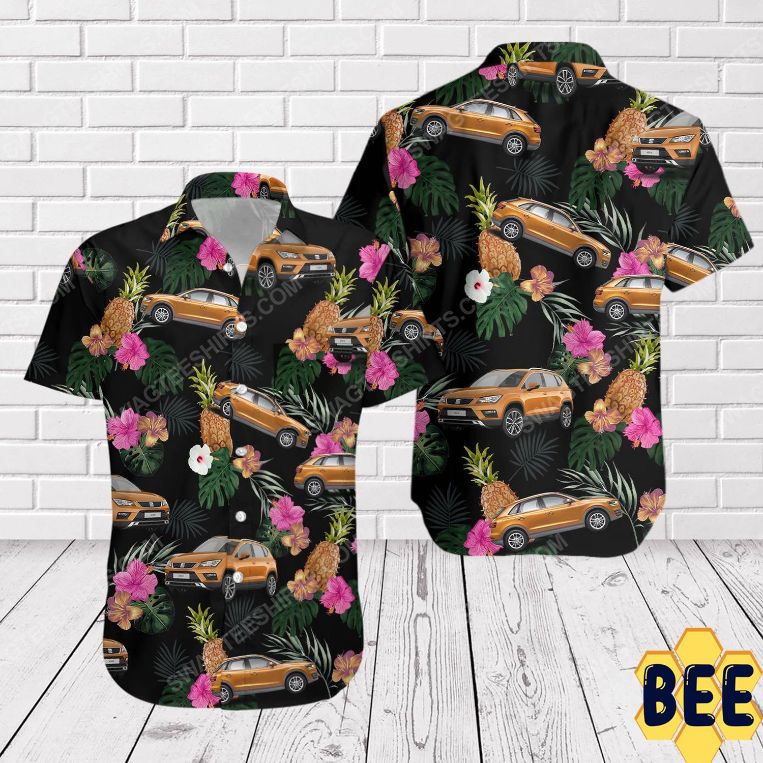 Tropical Summer Audi Car Trending Hawaiian Shirt