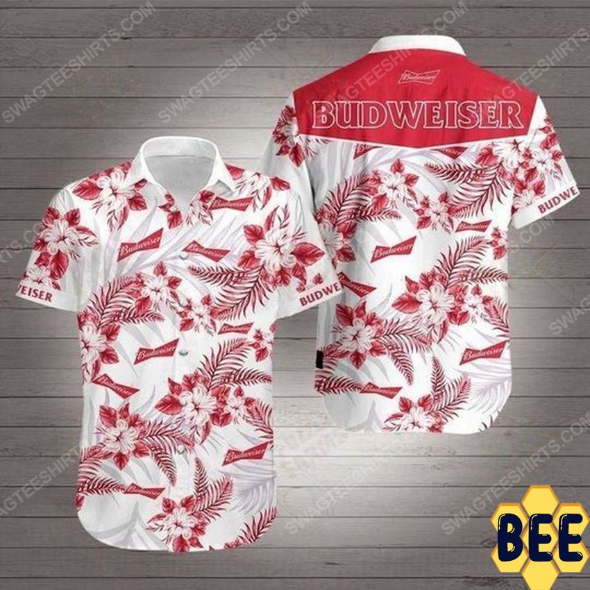 Tropical Summer Budweiser Beer Trending Hawaiian Shirt