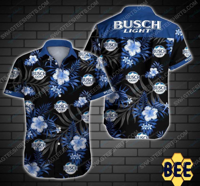 Tropical Summer Busch Light Beer Trending Hawaiian Shirt