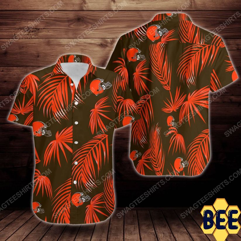 Cleveland Browns Hawaiian Shirt Vibrant Browns Gift - Personalized Gifts:  Family, Sports, Occasions, Trending