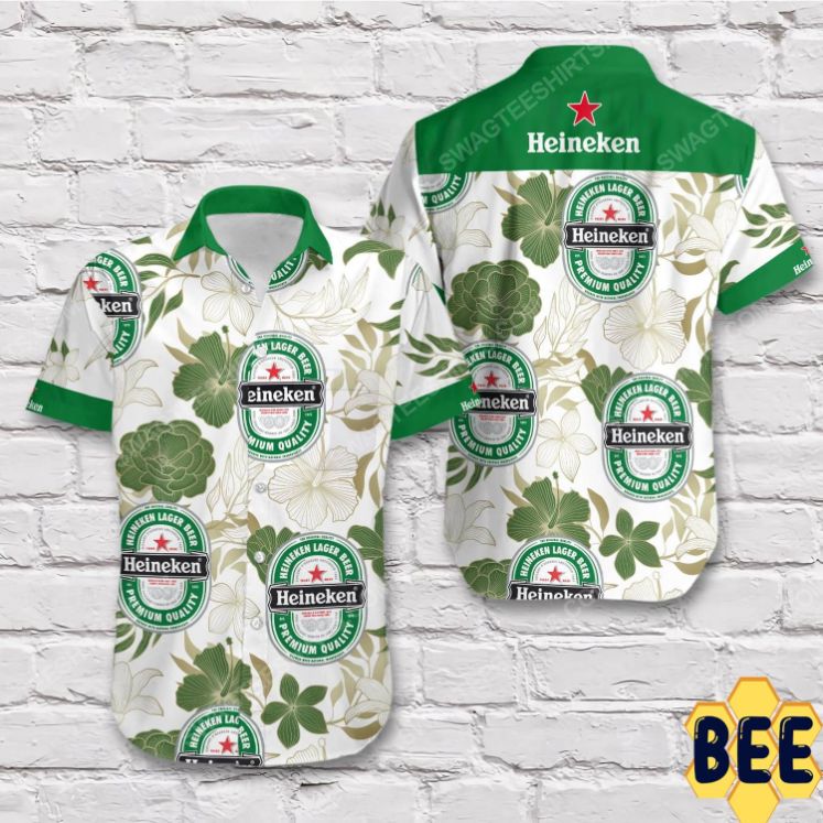 Tropical Summer Heineken Beer Trending Hawaiian Shirt