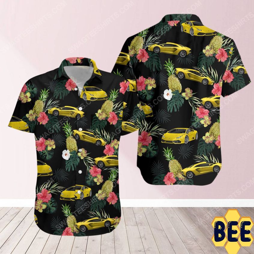 Tropical Summer Lamborghini Trending Hawaiian Shirt