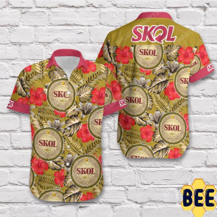 Tropical Summer Skol Beer Trending Hawaiian Shirt