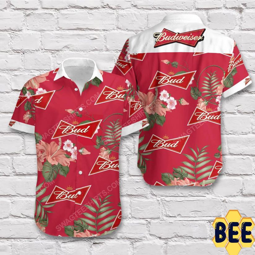 Tropical Vibe Budweiser Beer Trending Hawaiian Shirt