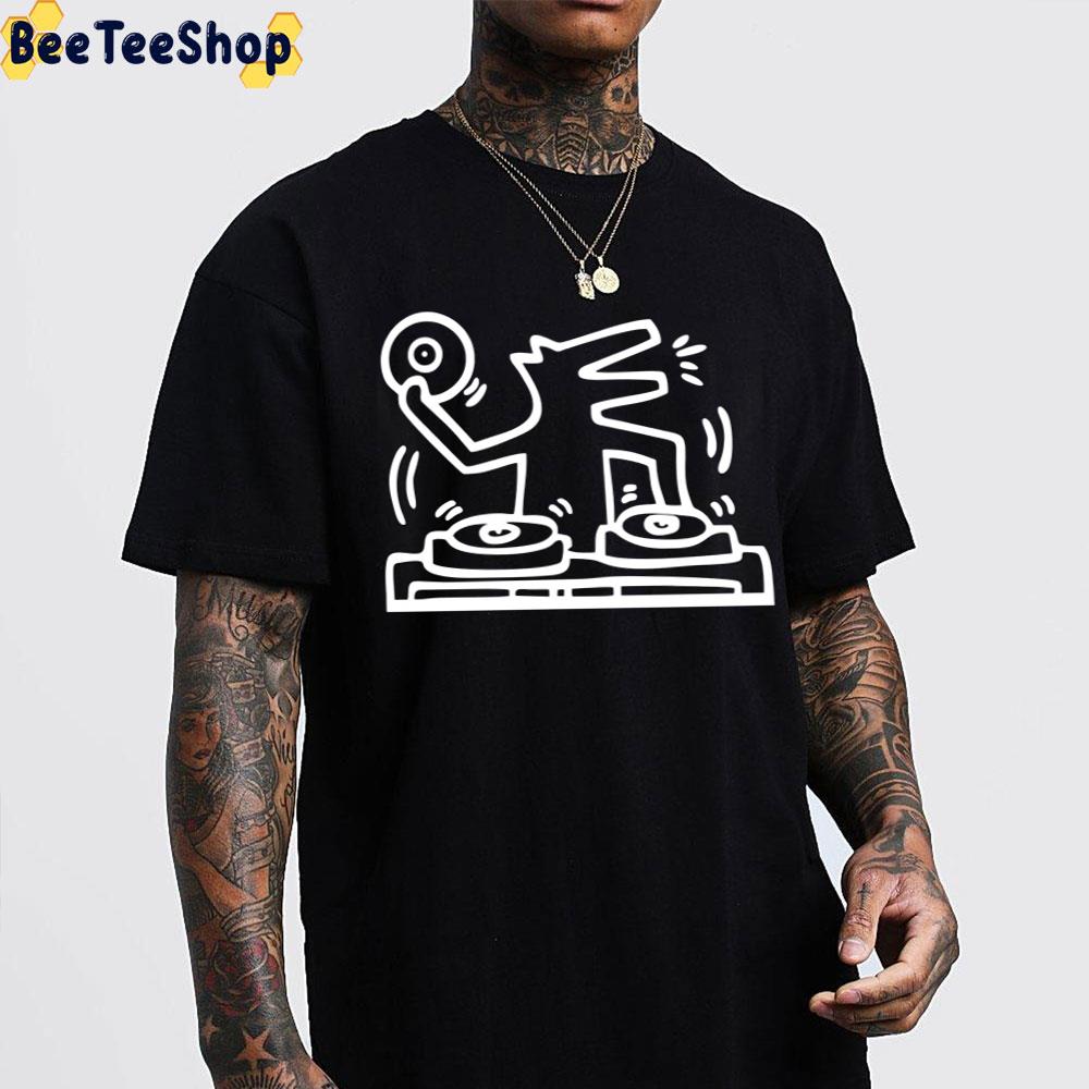 Turn On The Music Keith Haring Unisex T-Shirt