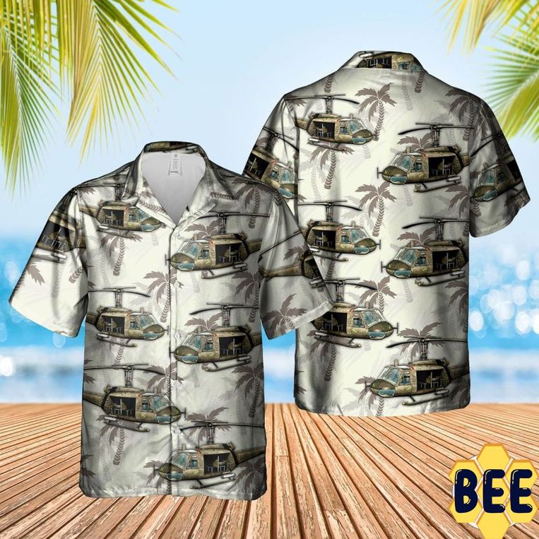 Uh1 Huey Helicopter Trending Hawaiian Shirt