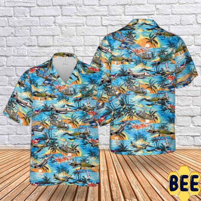 United States Armed Forces Aircraft Trending Hawaiian Shirt