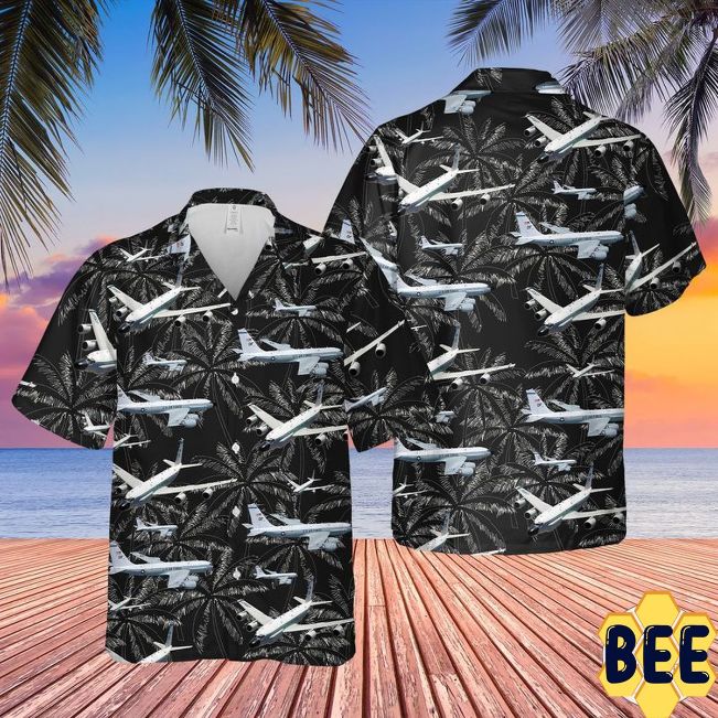 Us Air Force Boeing Rc-135 Trending Hawaiian Shirt - Beeteeshop