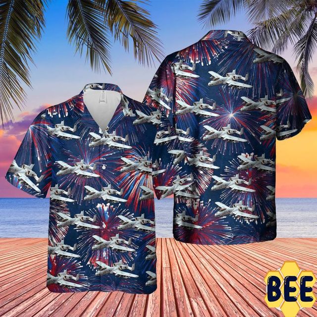 Us Air Force Fairchild Republic A-10 Thunderbolt Ii 4th Of July Trending Hawaiian Shirt