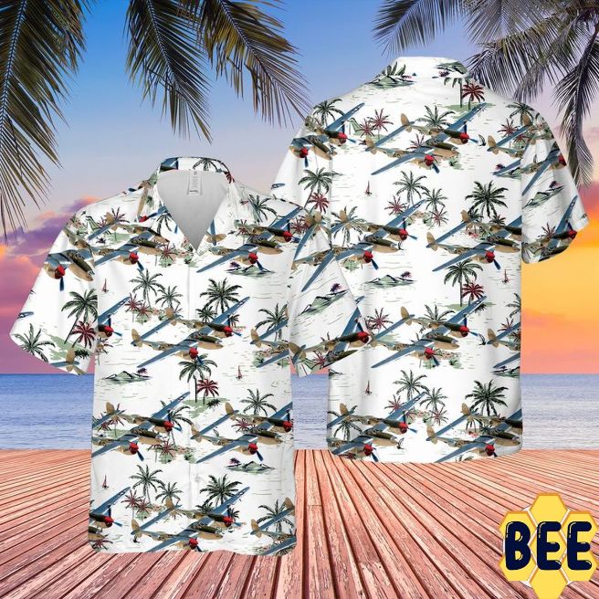 Us Air Force Lockheed P-38 Lightning Trending Hawaiian Shirt