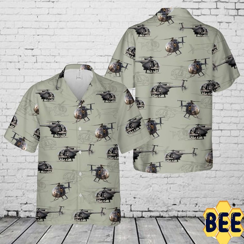 Us Army Boeing Mh-6m Little Bird Trending Hawaiian Shirt