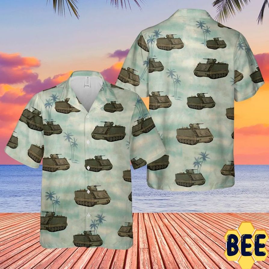 Us Army M-113 Tank Trending Hawaiian Shirt