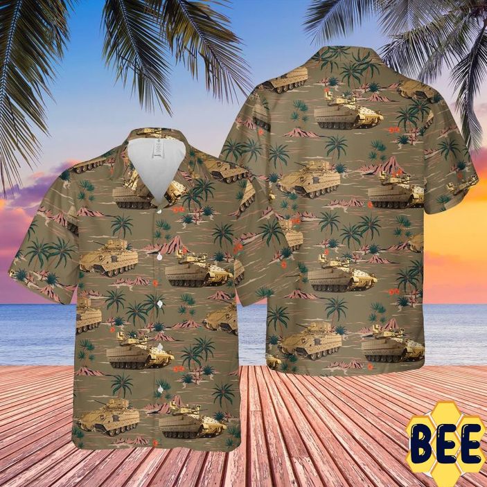 Us Army M2a3 Bradley Trending Hawaiian Shirt