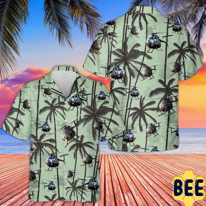 Us Army Mh-6 N Ah-6 Little Bird Trending Hawaiian Shirt