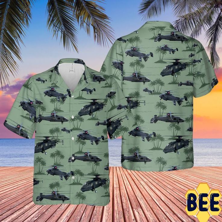 Us Army Sikorsky S-97 Raider Trending Hawaiian Shirt