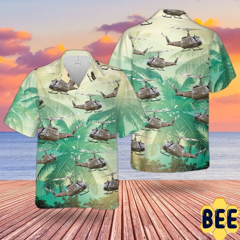 Us Army Uh-1 Huey Trending Hawaiian Shirt