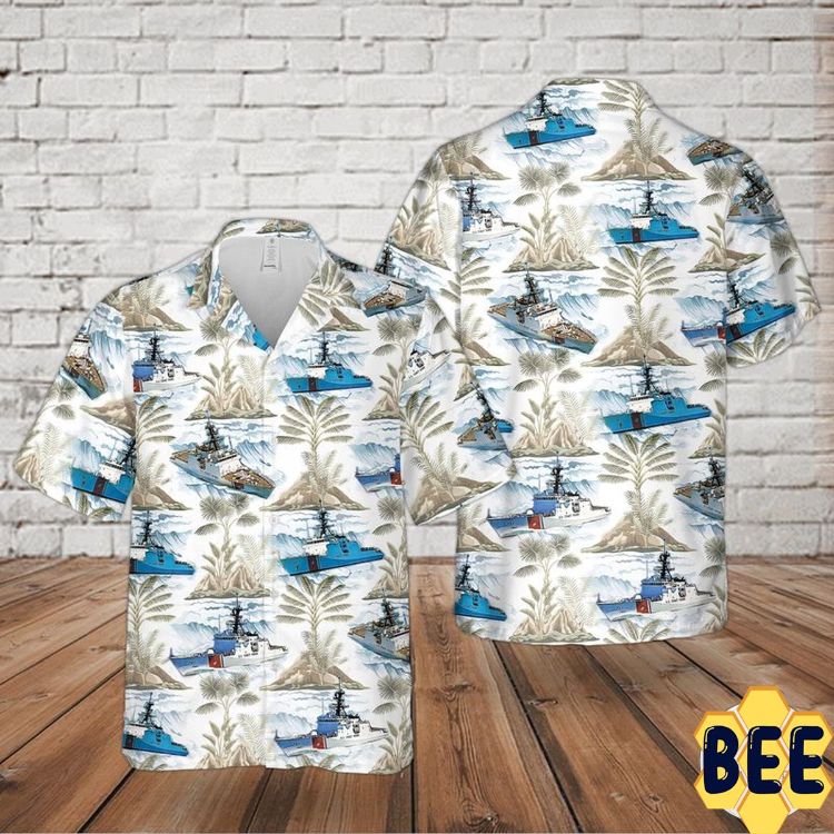 Us Coast Guard National Security Cutter Trending Hawaiian Shirt