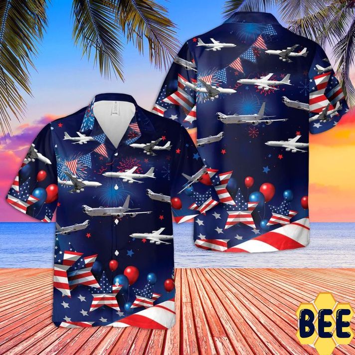 Us Navy Boeing E-6 Mercury 4th Of July Trending Hawaiian Shirt