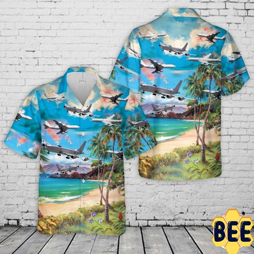 Us Navy Boeing E-6 Mercury Trending Hawaiian Shirt