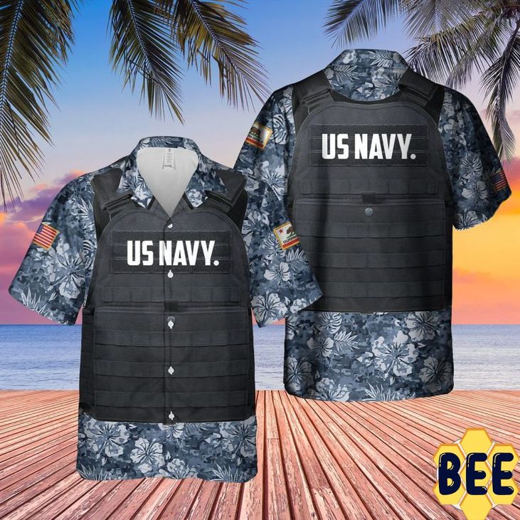 Us Navy California Tactical Vest Trending Hawaiian Shirt