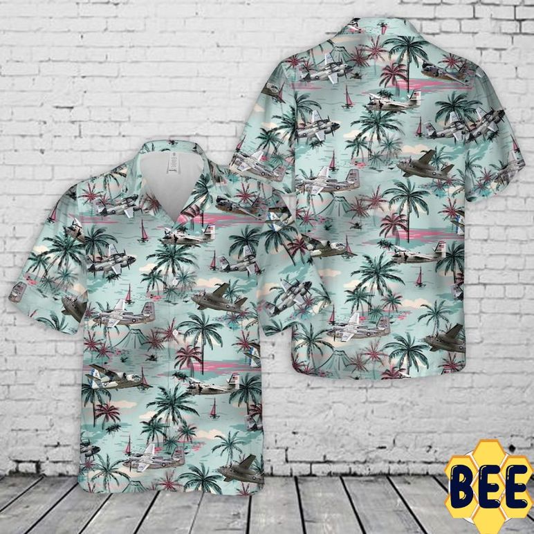 Us Navy Grumman C-1 Trader Trending Hawaiian Shirt