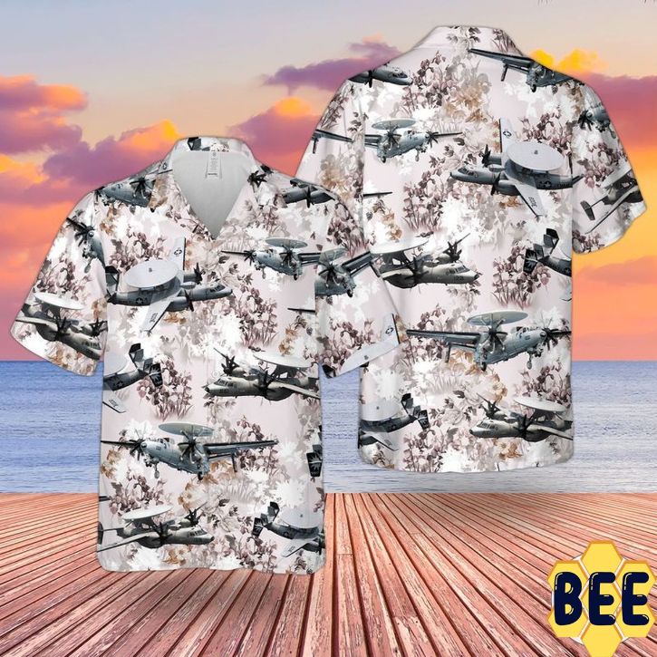 Us Navy Northrop Grumman E-2 Hawkeye Trending Hawaiian Shirt