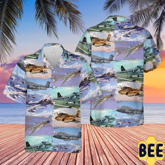 Us Navy Northrop Grumman Ea-6b Prowler Trending Hawaiian Shirt