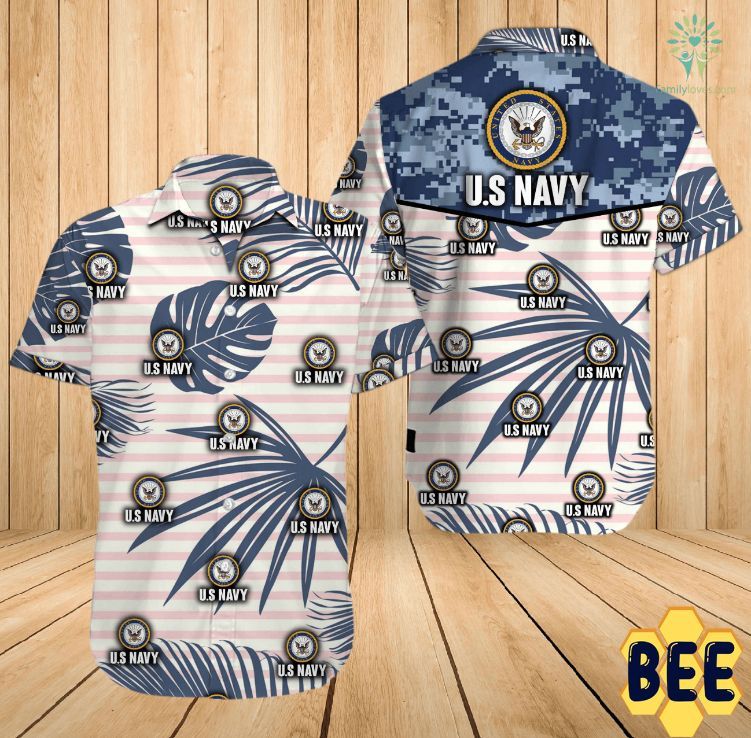 Us Navy Tropical Trending Hawaiian Shirt