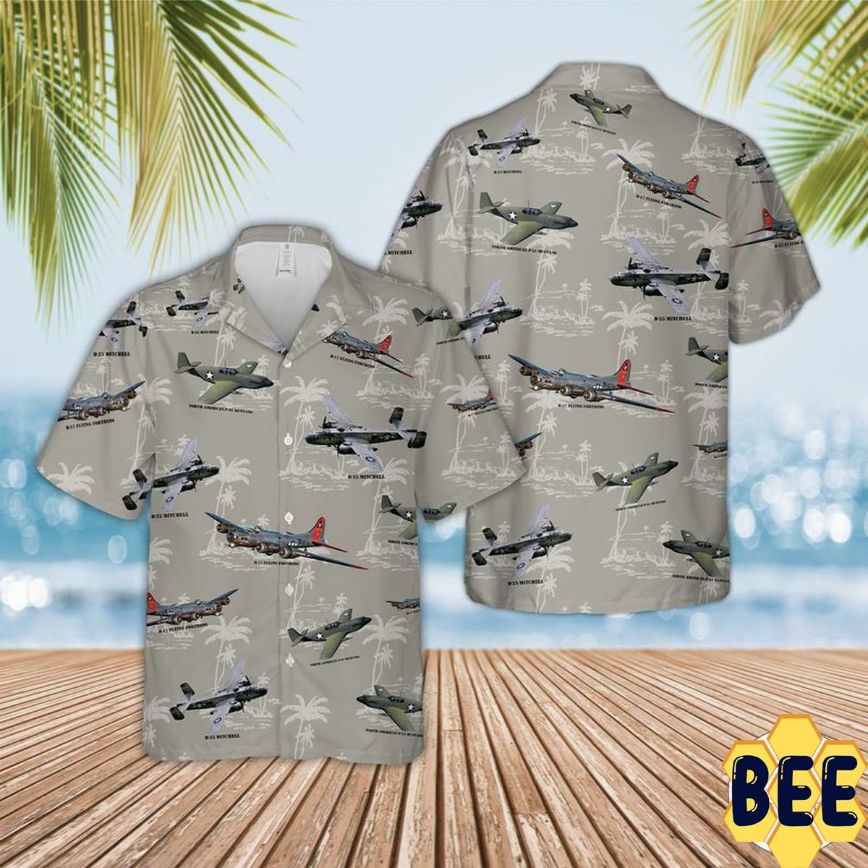 Usa Aircraft Of World War Ii Trending Hawaiian Shirt