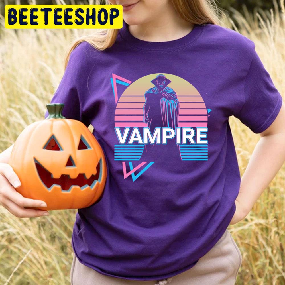 Vampire Halloween Bloodsucker Retro Trending Unisex T-Shirt