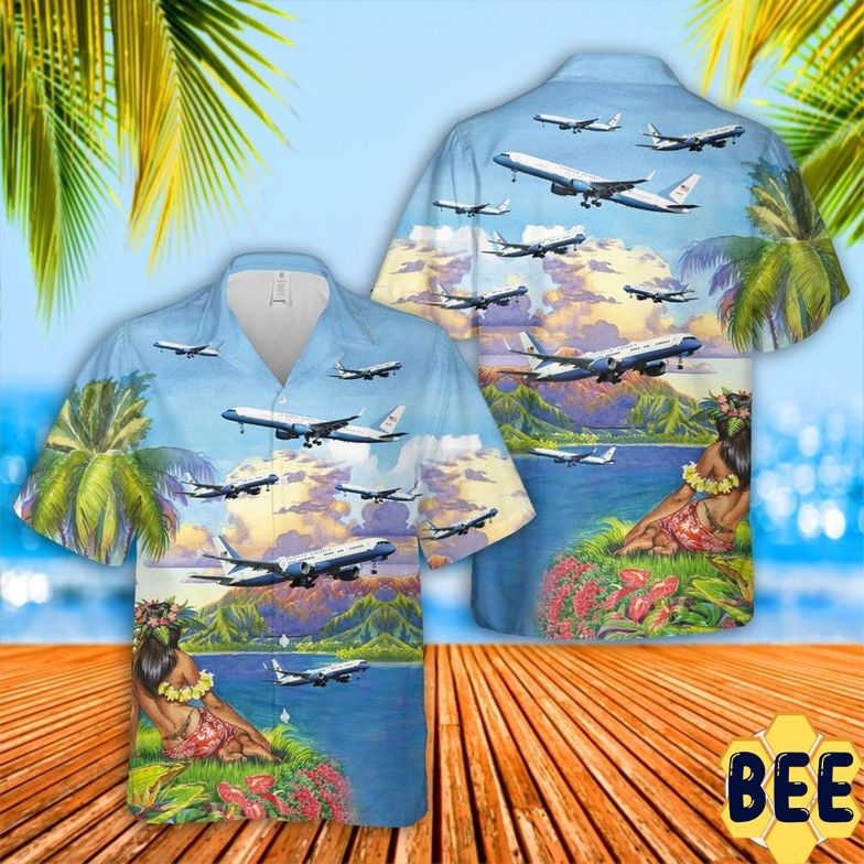 Vc-32 Air Force Two Trending Hawaiian Shirt