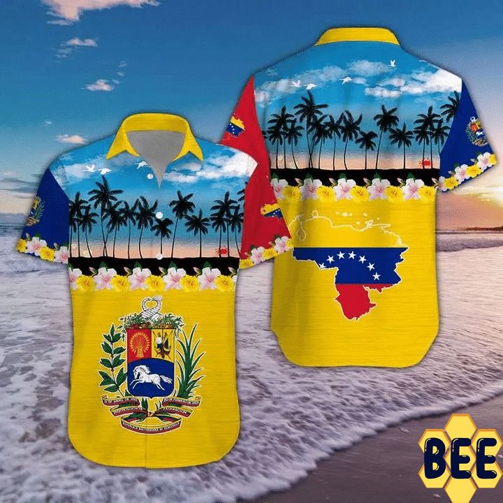 Venezuela Tropical Short Sleeve Trending Hawaiian Shirt