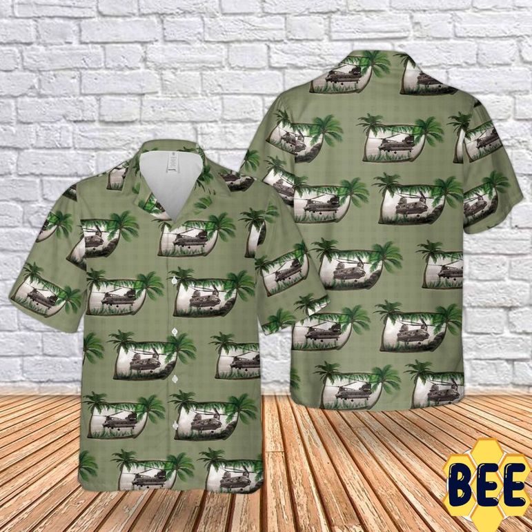 Vietnam Era Ch-47 Chinook Trending Hawaiian Shirt