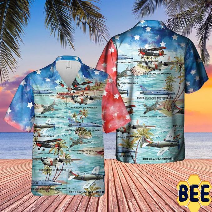 Vietnam Era Fixed Wing Aircraft Trending Hawaiian Shirt