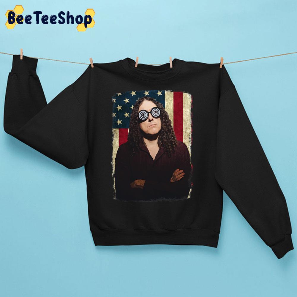 Vintage American Flag Weird Al Yankovic Legend Trending Unisex Sweatshirt