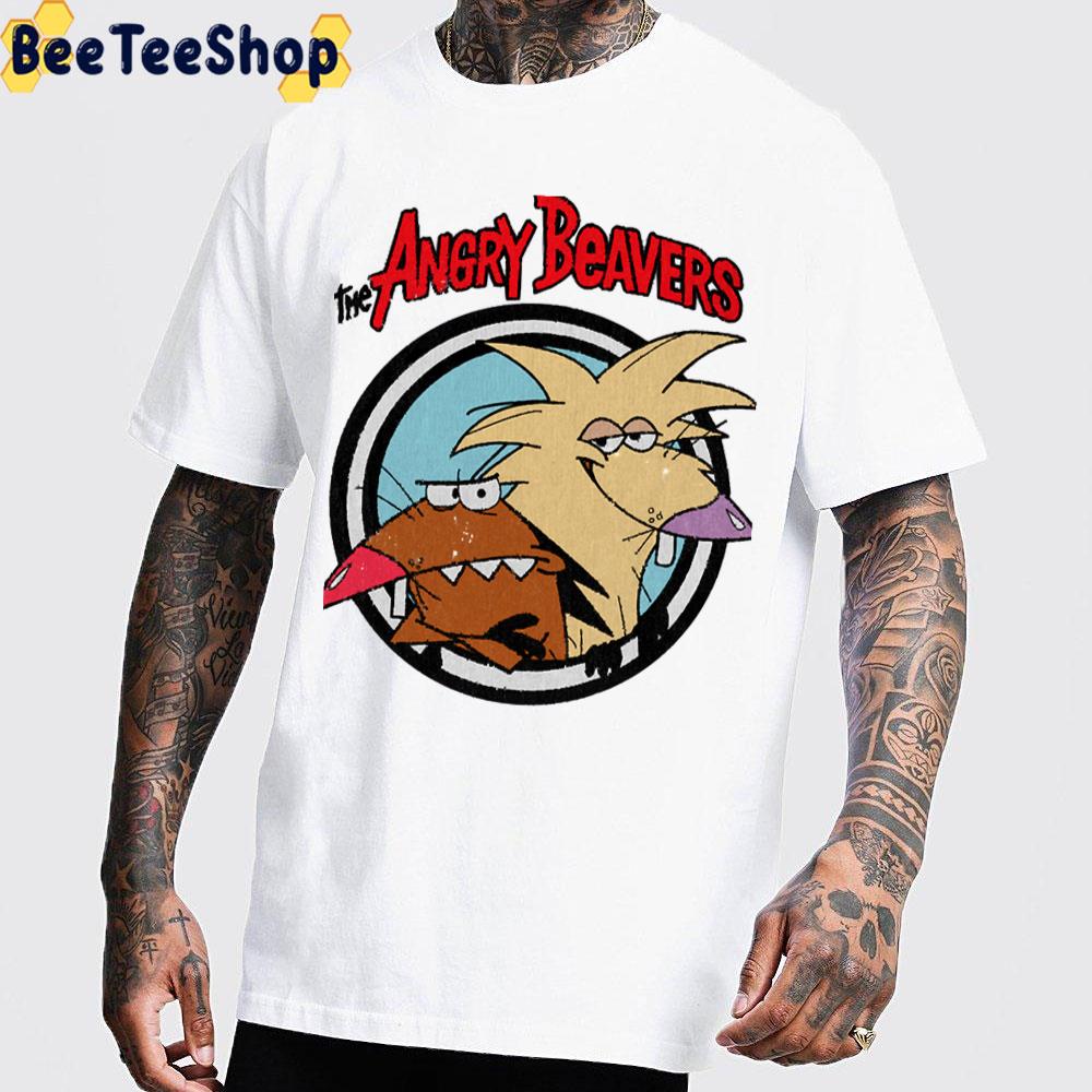 Vintage Angry The Angry Beavers Trending Unisex T-Shirt