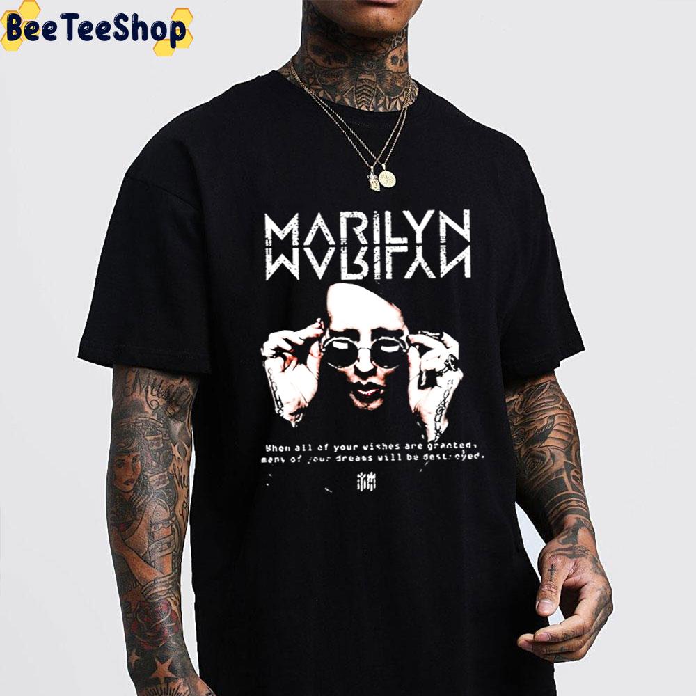 Vintage Art Marilyn Manson Band Trending Unisex T-Shirt