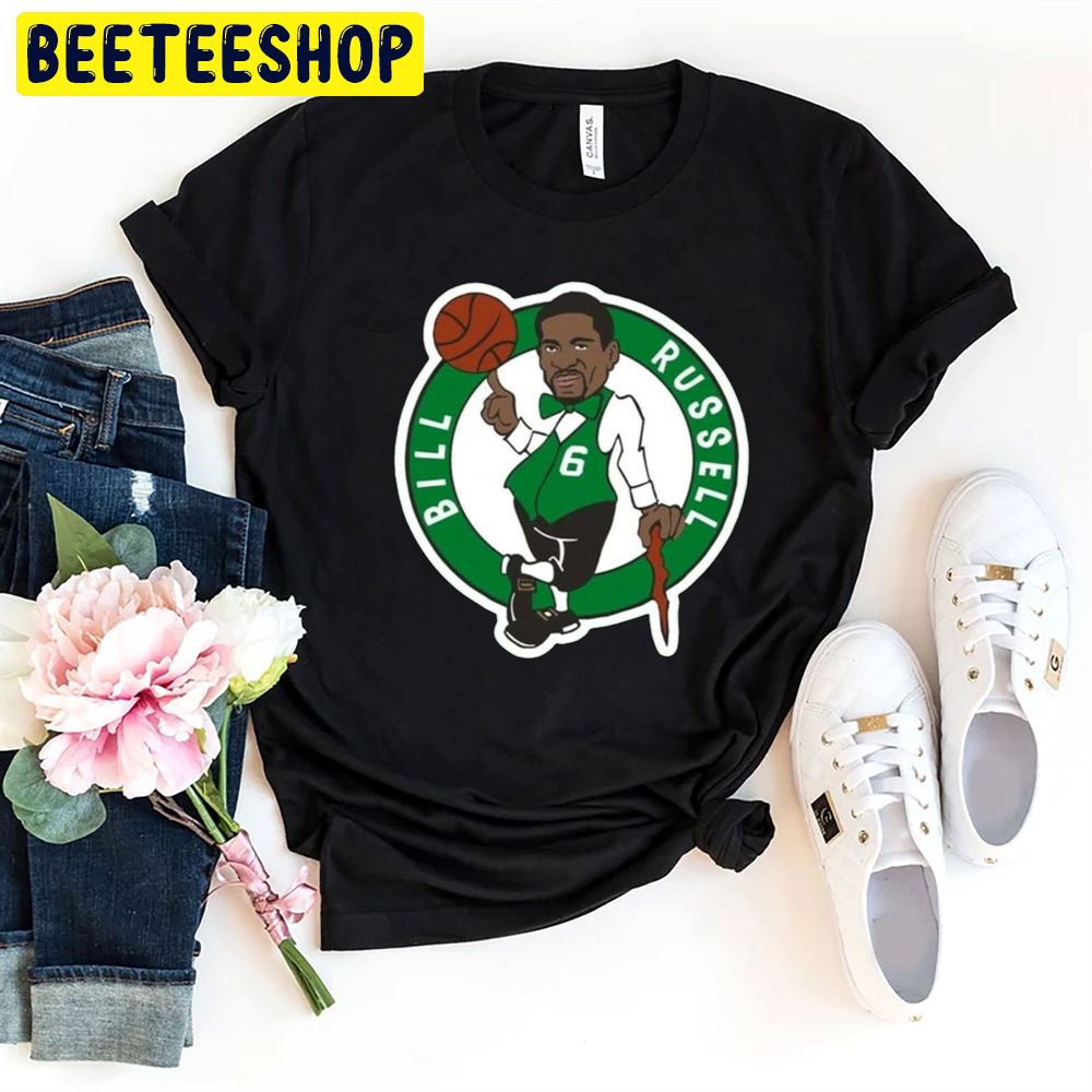 Vintage Bill Russell Legendary Boston Celtics Rip Unisex T-Shirt ...