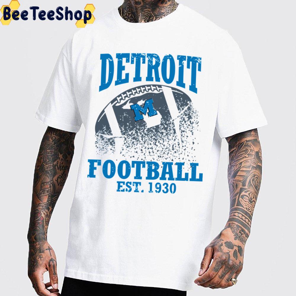 Vintage Detroit Football Est 1930 Unisex T-Shirt