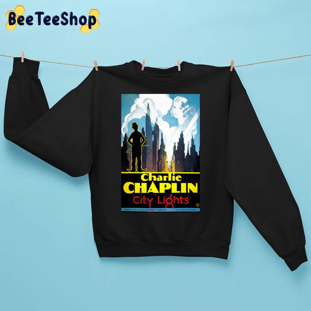 Vintage Film Charlie Chaplin City Lights Unisex Sweatshirt