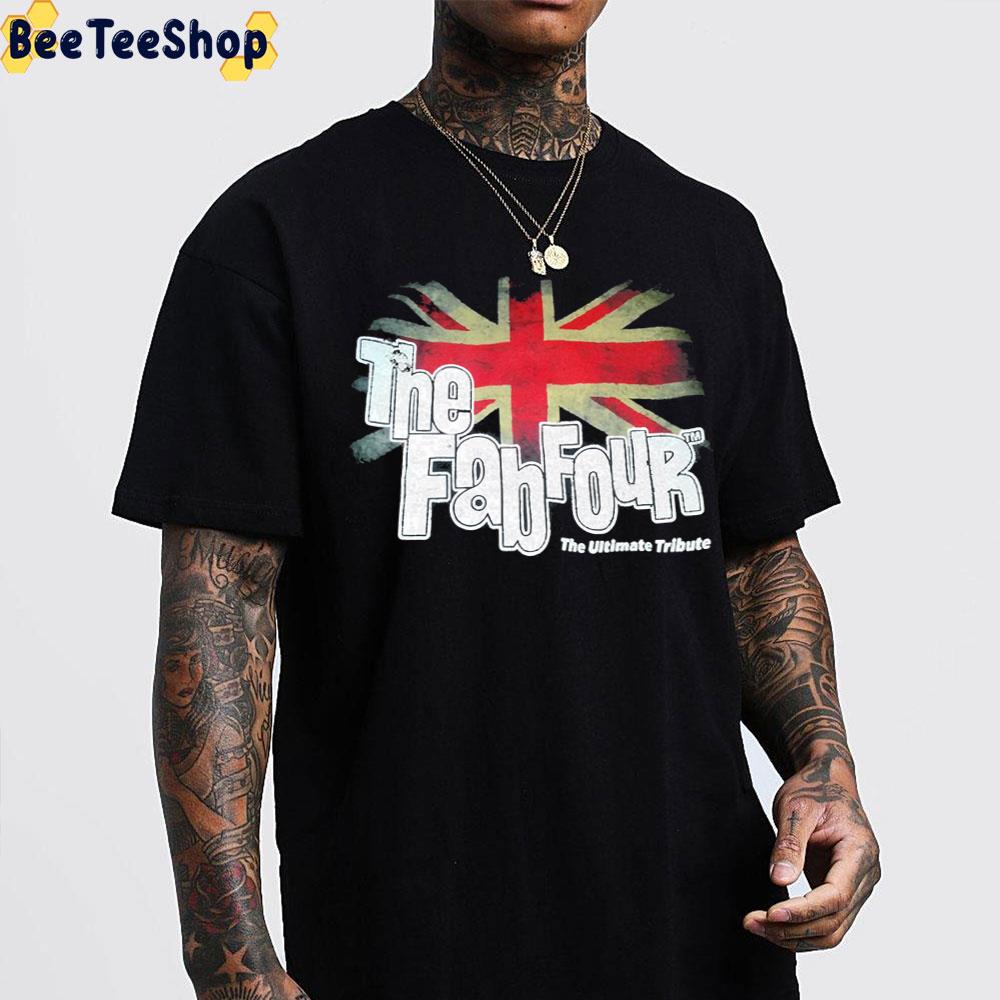 Vintage Flag The Fabfour Band Unisex T-Shirt