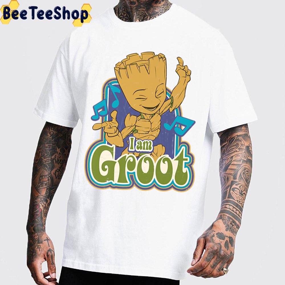 Vintage Music I Am Groot Unisex T-Shirt