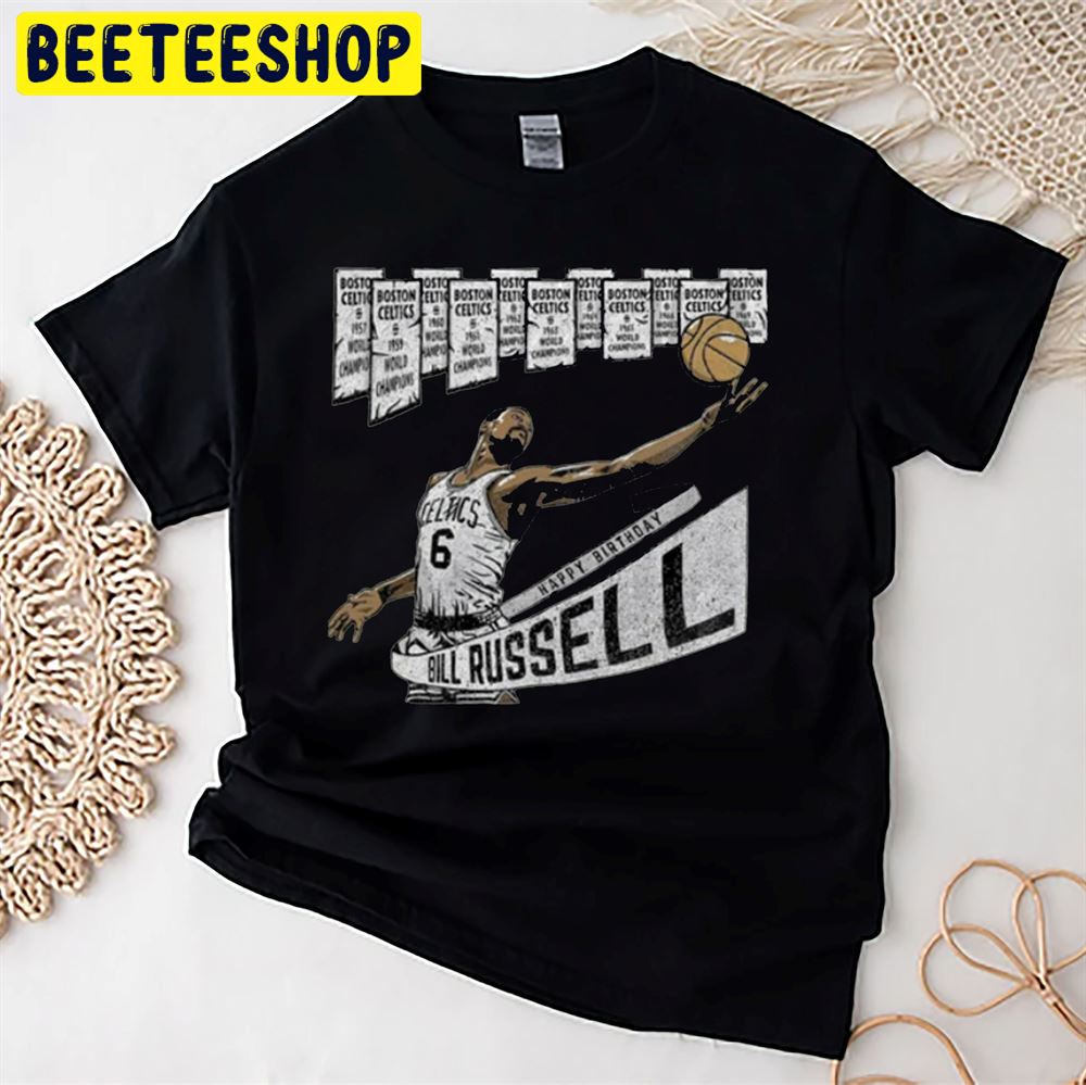 Vintage Rip Legend Bill Russell 1934 – 2022 Unisex T-Shirt