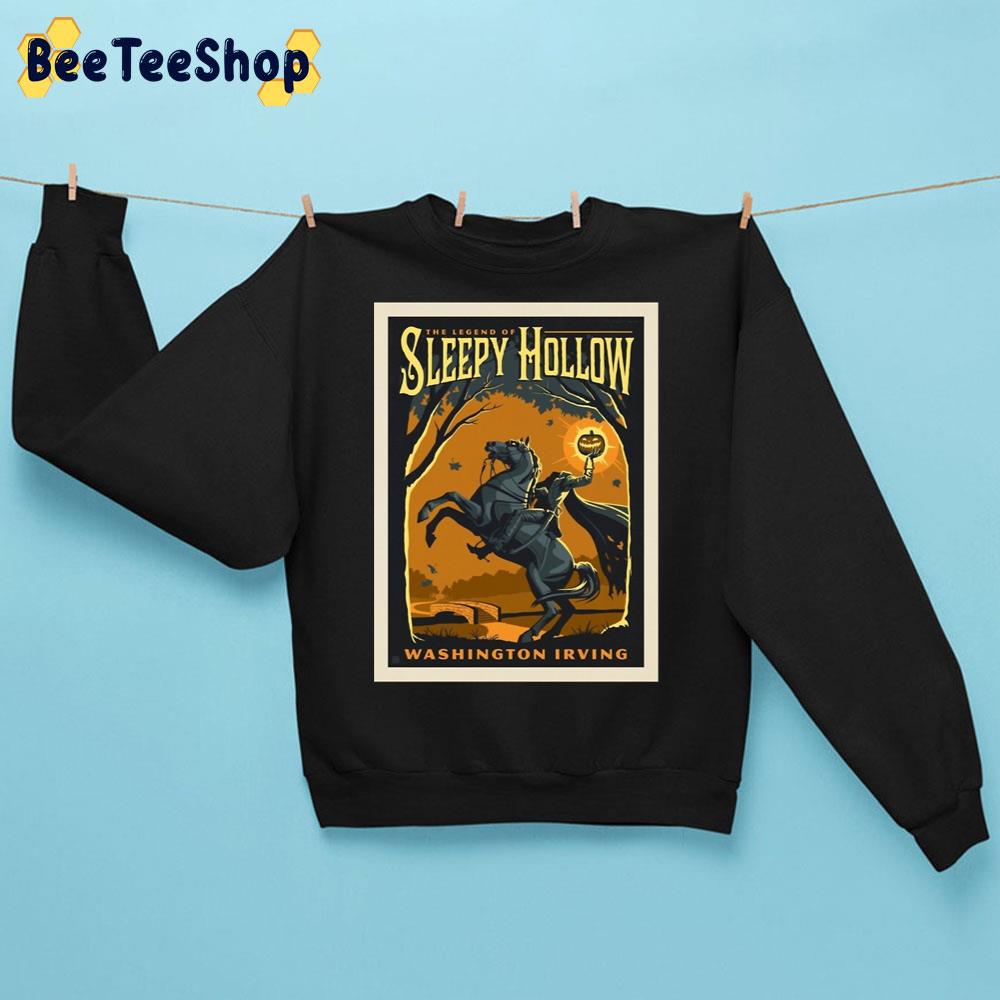 Vintage Sleepy Movie Hollow Poster Halloween Movie Unisex Sweatshirt