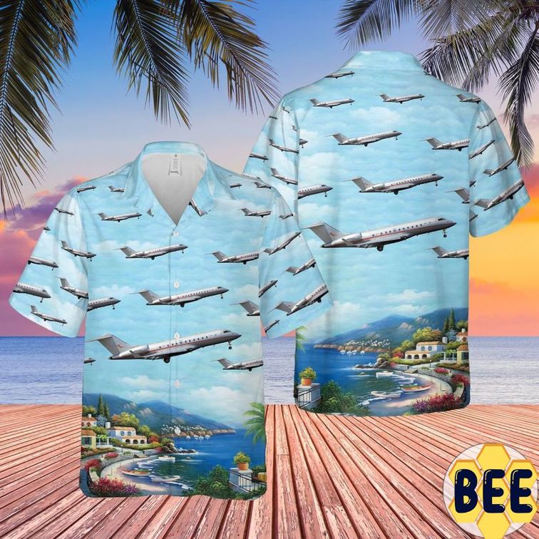 Vistajet Bombardier Bd-700-1a11 Global 5000 Trending Hawaiian Shirt